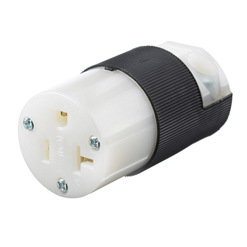 Hubbell HBL5369 NEMA 5-20R 2-Pole 3 Wire 20 Amp Female Straight Blade Connector 125V