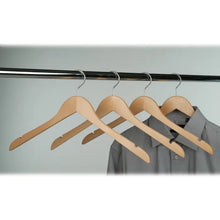 17" Flat Blouse & Dress Hanger w/ Hook, No Bar Econoco WH1761NC (Pack of 100)