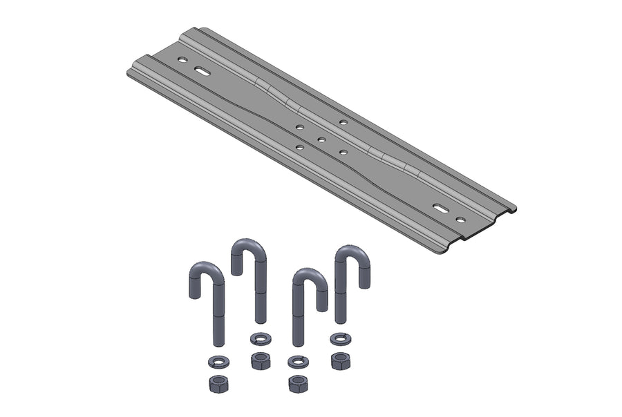 Channel Rack-To-Runway Mounting Plate Using J-Bolts 15 to 18