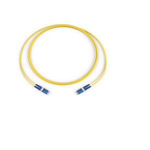 Standard fiber optic jumper LCUPC Duplex Single-mode 2 fiber Standard Yellow Jacket 4 M CORNING 040402R5120004M