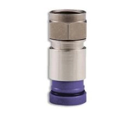 Belden FSNS1P6QS RG-6/U 18 AWG Quad Shield Coax Compression Connector Violet