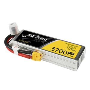 Tattu 3700mAh 4S1P 14.8V 45C Lipo Battery Pack With XT60 Plug