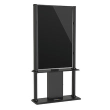 Digital Signage Display Stand Black Locking