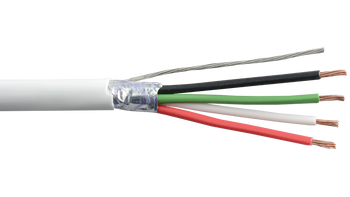 Alpha Wire Multi Conductor Foil Shield 300V PPVC Insulation Plenum Cable