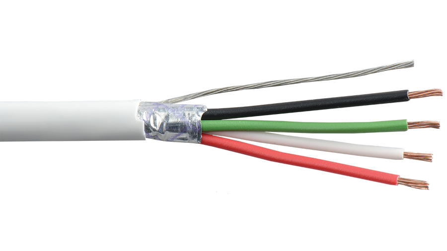 Alpha Wire Multi Conductor Foil Shield 300V PPVC Insulation Plenum Cable