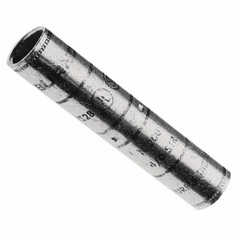 Burndy YS30 300 MCM Long Barrel 2.80 Inch Splice, 1-5/16 Inch Strip Compression Butt Splice Copper