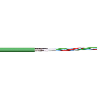 Igus CFBUS-PUR-060 22 AWG 2P Stranded Bare Copper Shielded TC Braid 300V Chainflex® CFBUS-PUR Bus Cable