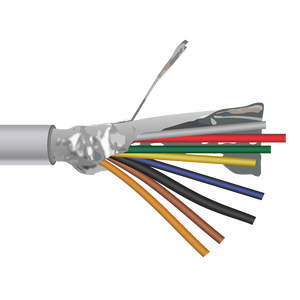 Shipboard Cable DXIA-6 12 AWG 2 Conductor Armor Bare Copper PVC XLP 600V