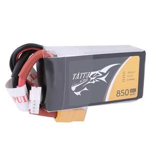 Tattu 850mAh 3S1P 11.1V 45C Lipo Battery Pack With XT60 Plug