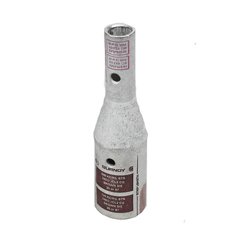Burndy YSR3425FXLTCKITC 500 MCM Code to 1/0 AWG Flex W/Clear Heat Shrink and In-Line Reducer Splice Kit