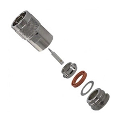 RF 82-202-1006 RG-8 Amphenol N-Type Straight Clamp Plug Coaxial Connector