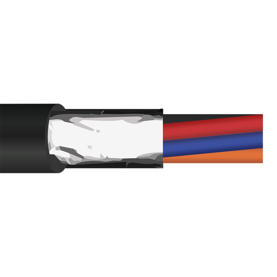 20/12 Shielded Triads Overall Shield (STOS) PVC PLTC Tray Cable