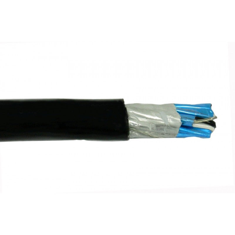 Alpha Wire 3302 28/2 28 AWG 2 Conductors 600V Braid PVC Insulation Communication Control Industrial Cable