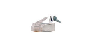 Vertical Cable Cat 6 STP RJ45 Shielded Modular Plug for Solid Cable 012-021 (Pack of 100)