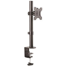 Single Monitor Desk Mount Single Screen Heavy Duty Pole Mount for up to 8kg VESA Compatible Displays
