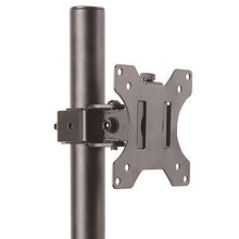 Single Monitor Desk Mount Single Screen Heavy Duty Pole Mount for up to 8kg VESA Compatible Displays