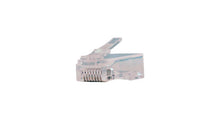 Vertical Cable CAT6 Easy Feed RJ45 Modular Plug for Solid and Stranded Cable 012-023/EZF-100 (Pack of 100)