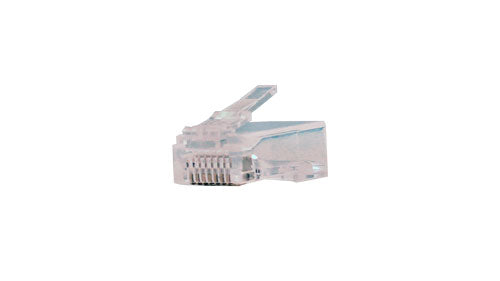 Vertical Cable CAT6 Easy Feed RJ45 Modular Plug for Solid and Stranded Cable 012-023/EZF-100 (Pack of 100)
