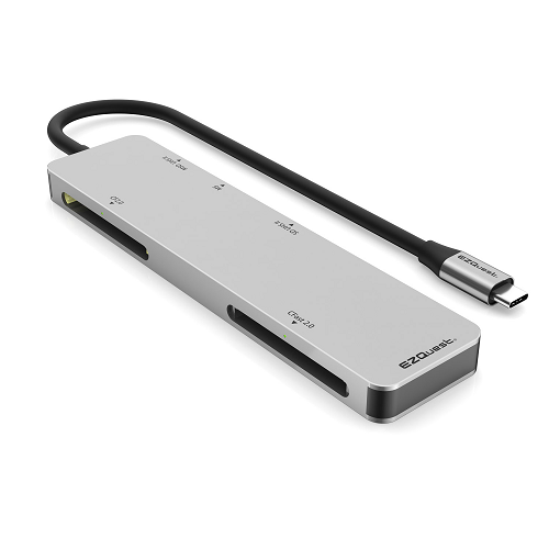 5 Ports USB-C CFast 2.0 Card Reader with UHS II SD/Micro SD X40021