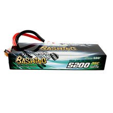 Gens Ace Bashing Series 5200mAh 2S1P 7.4V 35C Car Lipo Battery Pack Hardcase 24# With EC3, Deans And XT60 Adapter