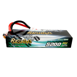 Gens Ace Bashing Series 5200mAh 2S1P 7.4V 35C Car Lipo Battery Pack Hardcase 24# With EC3, Deans And XT60 Adapter