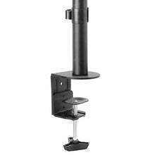 Single Monitor Desk Mount Single Screen Heavy Duty Pole Mount for up to 8kg VESA Compatible Displays