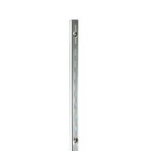 96" Heavy Weight - 1/2" Slots on 1" Center - Slotted Standards - Satin Zinc Econoco SS12/96