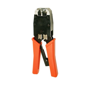 Crimp Tool For RJ45 Built-In Cutting-Stripping Blade Grip Handle