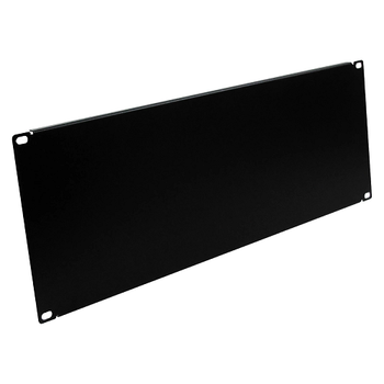 19 Inch Wide Blank Panel 12-24 Screws 3U (5-Pack)