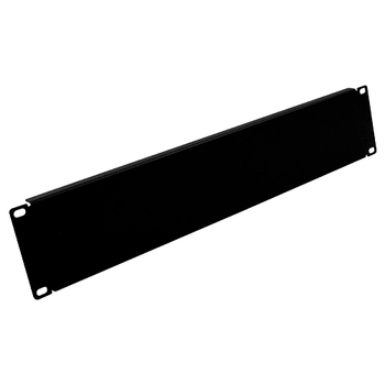 19 Inch Wide Blank Panel 12-24 Screws 2U (5-Pack)