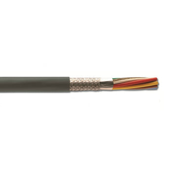 Alpha Wire 2254/6 22/6 22 AWG 6 Conductors 300V SPIRAL PVC Insulation Communication Control Industrial Cable
