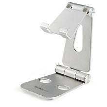 Adjustable Multi Angle Ergonomic Cell Phone Stand for Desk Portable Silver