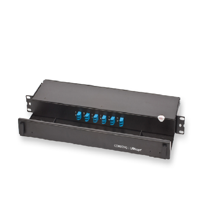 Integrated 1U Housing 12 F Rear-mounted OptiTip Adapters Front-mounted ...
