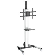 TV Cart Height Adjustable Lockable Wheels