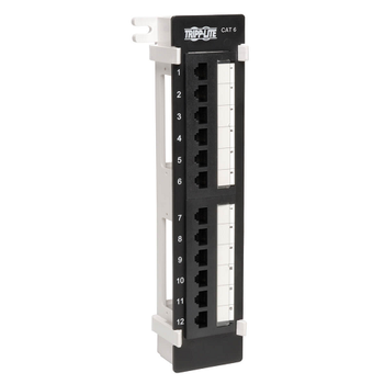CAT6 Vertical Patch Panel 12-Ports