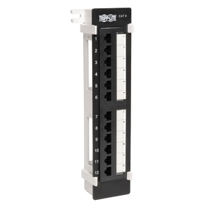 CAT6 Vertical Patch Panel 12-Ports