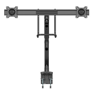 Desk Mount Dual Monitor Arm Ergonomic Dual Monitor VESA Mount 32 (17.6lb) Displays Crossbar Handle for Synchronized Full Motion