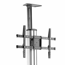 TV Cart Height Adjustable Lockable Wheels