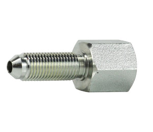9/16"-18 X 3/8" JIC to Female Connector Pipe Bulkhead Fittings Steel 37 Degree Flare Hydraulics 270566