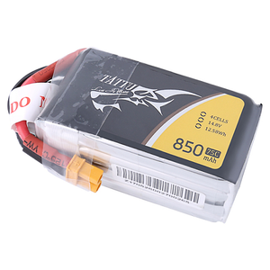 Tattu 850mAh 4S1P 14.8V 75C Lipo Battery Pack With XT30 Plug
