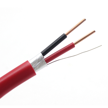 West Penn D60990 16 AWG 1 Pair Solid BC Shielded FPLP Addressable Fire Alarm Cable