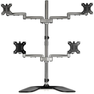 Desktop Quad Monitor Stand Ergonomic VESA 4 Monitor Arm 2x2 up to 32