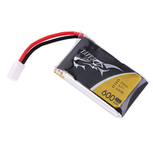 Tattu 600mah 1S1P 3.7V 25C Lipo Battery Pack With Molex 51005-2P Plug (6 Pieces)