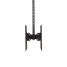 Dual TV Ceiling Mount Back to Back Heavy Duty Hanging Dual Screen Mount with Adjustable