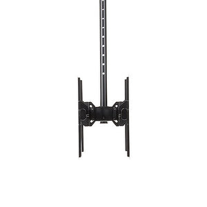 Dual TV Ceiling Mount Back to Back Heavy Duty Hanging Dual Screen Mount with Adjustable