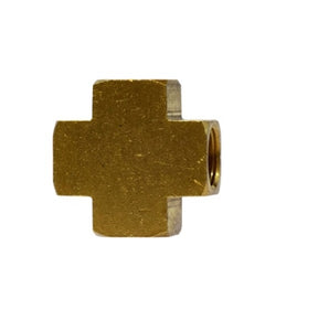 3/8" Brass Cross FIP Brass Fitting Pipe 28043