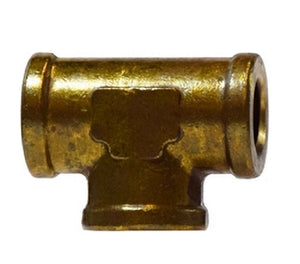 3/4" X 1/2" X 3/4" FIP Reducing Forged Tee Brass Fittings Pipe 28047