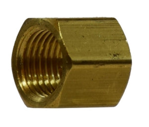 1/4" Barstock Cap Brass Fitting Pipe 28076