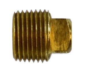 3/8" Square Head Barstock Plug Brass Fitting Pipe 28086