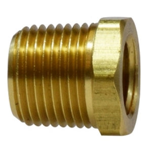 1/2" X 1/4" MIP X FIP Hex Bushing Brass Fitting Pipe 28106